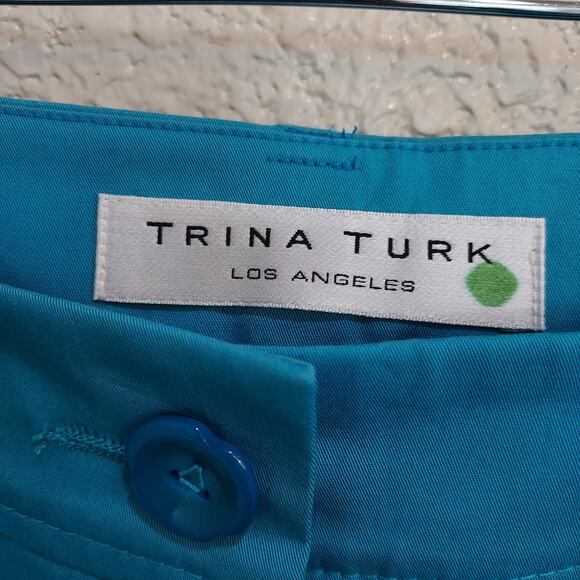 Trina Turk Blue Women's Shorts - Picture 4 of 7